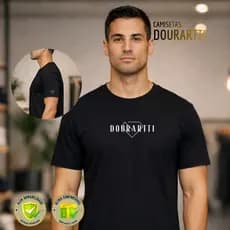 Camiseta Masculina 100% Algodão Premium Estampa Exclusiva Dourartti Qualidade Caimento Perfeito