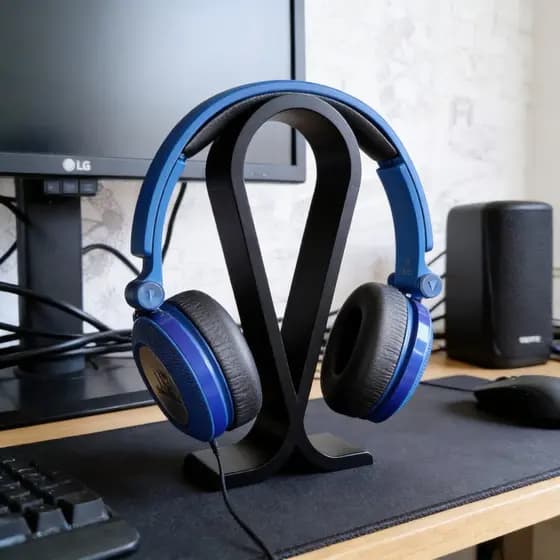 Suporte de Mesa Para Headset Gamer E Fone De Ouvido Organizador De Setup Resistente