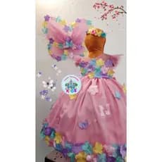 fantasia, vestido jardim encantado..
