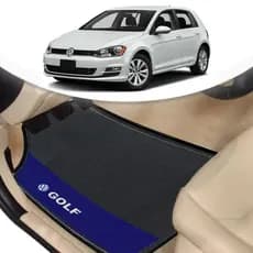 Tapete Borracha Automotivo Vw Golf Lado Azul 4 Pçs