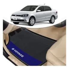 Tapete Borracha Automotivo Vw Voyage Lado Azul 4 Pçs