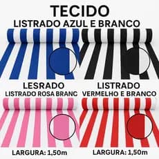 Tecido Decorativo 1,50m Largura – Festa, Mesa, Toalha e Costura Artesanato