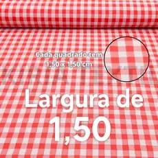 Tecido Xadrez para Toalha de Mesa - Ideal para Decoração de Festas, Cozinha Jantar Artesanato Tecido Decorativo