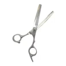 Tesoura Fio Desfiadeira 6.0 Estudantes Prata Barber pro