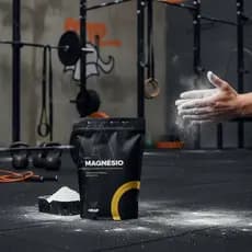 Carbonato de Magnésio em Pó Esportes Cross Fit Escalada Ginástica Olímpica Academia + Balde