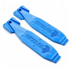 Espátula de Trocar Pneu Bike  Nylon Reforçado  Par Azul Resistente  Bikelab 77
