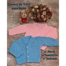 Casaco Casaquinho Tricô Bebê Recém Nascido