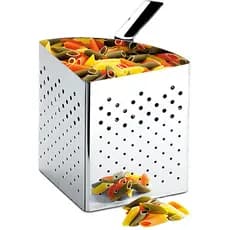 Escorredor De Massa Aço Inox Espaqueteira Brinox Savoy Panela Perfurada Furada Escorrer Macarrão Espaguete