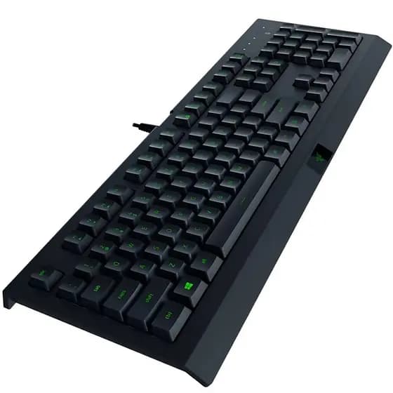 Teclado Com Fio Tecla Iluminada Gamer Razer Membrana Preto iluminado led cores