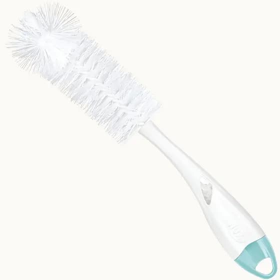Escova Para Limpar Mamadeira e Bico Nuk Ergonômico Higieniza Limpador Escovar
