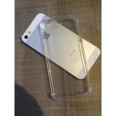 Capa Case Iphone 5 /5 SE /5S -Anti-impacto na cor Beje Transparente