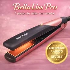 Chapinha Bivolt Profissional BellaLiss Pro Prancha Alisadora Aquecimento Rápido
