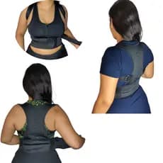 Corretor Postural Dor Lombar Alívio Colete Magnético Coluna