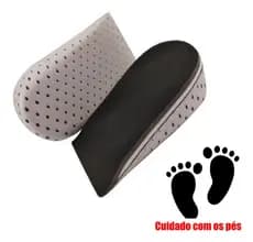Par De Palmilha Anti-impacto Elevatória 4 Cm De Altura