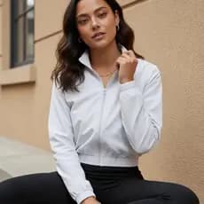 Jaqueta Bomber Corta Vento Feminina Moderna Casual Inverno