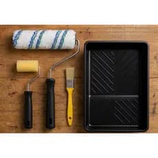 Kit de Pintura Profissional Anti Respingos Completo com Rolo e Bandeja 3 a 5 Peças Reforma