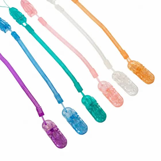 Prendedor de chupeta mola kit até 3 cores variadas menino menina