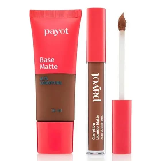 Kit Base 9.0 + Corretivo 5 Matte Alta Cobertura - Payot