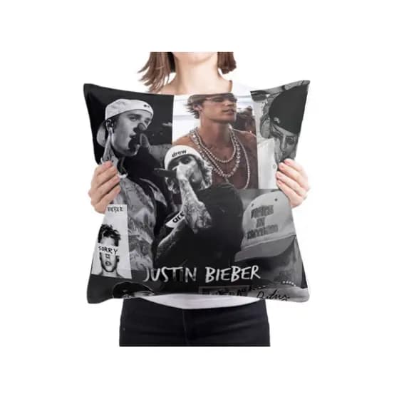 Almofada Decorativa Justin Bieber Personalizada