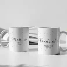 Caneca Personalizada Padrinho e Madrinha – Lembrança Especial
