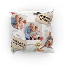 Almofada Decorativa Personalizada Avôs e Avós Com Fotos e Nomes