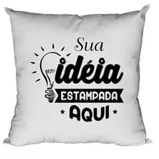 Kit 10 Almofadas Personalizada Sua Ideia Estampada Aqui