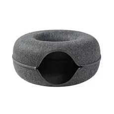 Cama Túnel Gato Interativa Donut Pet Brinquedo Caminha Felino Casa Casinha