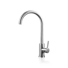 Torneira de Cozinha Gourmet Monocomando Misturador Arco Escovada - Içá
