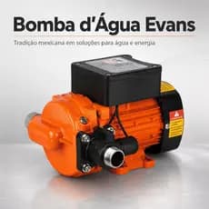 Bomba Pressurizadora Evans BP200W-A – Acabe com a água fraca 127V