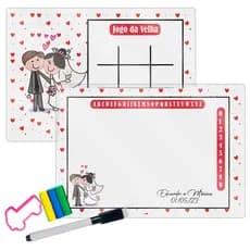 15 Lousa Mágica + Caneta Com Apagador Personalizada Lembrancinha Festa Infantil Casamento
