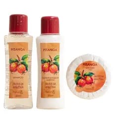 Kit 25 Pitanga Shampoo, Condicionador 35 Ml e Sabonete 20g Hotel Motel