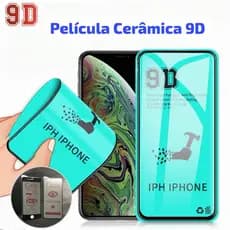 Película Fosca Cerâmica Flexível AG  3D/9D Hidrogel Para  iPhone 11/12/13/14/15 16 PRO MAX