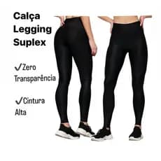 Calça legging feminina cintura alta suplex Premium treino academia fitness malhar