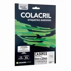Etiqueta Adesiva Colacril A5 CA50932 9x32mm C/840