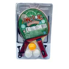 Jogo Ping Pong Kit Raquetes Rede E Bolinha Semi Profissional