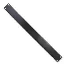 Tampa Cega 1u Preto Para Rack Mini Rack  19   Kit com 02 Unidades Peças