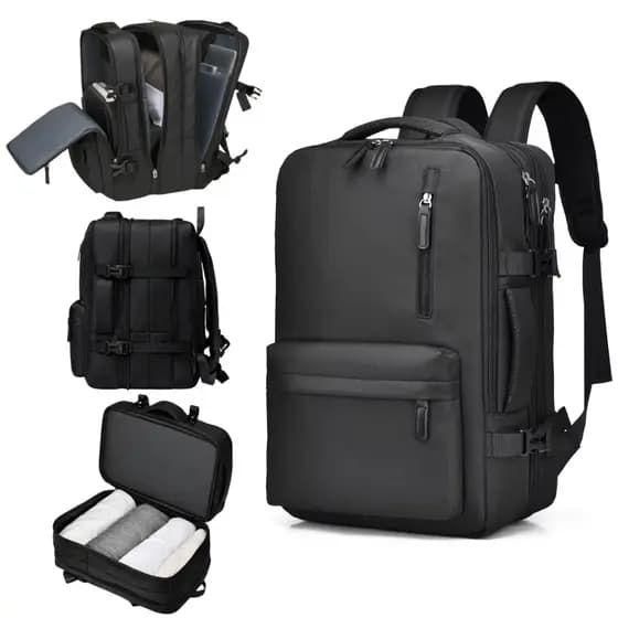 Mochila Expansível Viagem Azuza avião mala de mão lançamento grande original