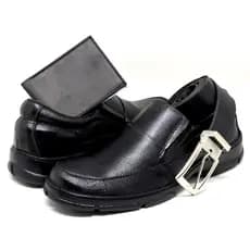 Kit Sapato Social Comfort De Couro Oferta Promocional com Carteira e Cinto