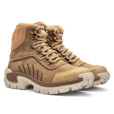 Bota Caterpillar Masculina em Couro Legítimo Premium Confortável Macia Nl412