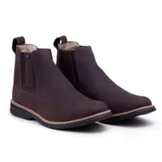 Botina Chelsea Masculina Bellboots 100% Couro Crazy Horse em 3 cores disponíveis