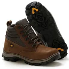 Bota Carp Adventure Heavy Duty Castor Masculina - Couro Legítimo + Palmilha em gel P.U