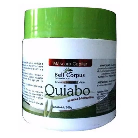 Máscara Capilar Quiabo 500g Bell Corpus