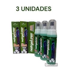 Kit 3 - Gel Massageador Natgel 120g Spray - Bell Corpus - ORIGINAL