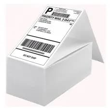 10.000 Etiquetas Térmicas Sem Rolo 10x15 /100x150 Formato Resma Cor Branco