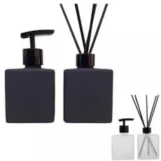 Kit Lavabo Jogo de banheiro preto fosco aromatizador dispenser sabonete liquido difusor ambiente