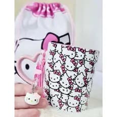 Hello Kitty - Escolha seu modelo - Caneca + Saquinho de tecido + pingente - Kuromi Star Wars Xícara  personalizada