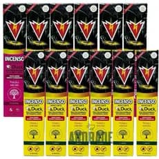 Kit Com 6 Incenso Duck Limao Floral Sandalo 180 Varetinhas