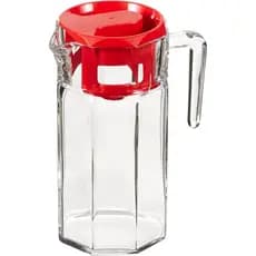 Jarra de Vidro com Tampa 1,25 Litros Suco Água Refriferante Resistente