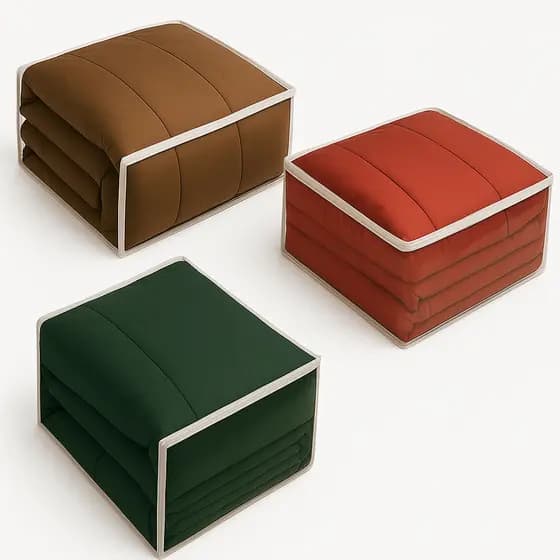 Kit 3 Organizador Multiuso P/M/G Pvc e Ziper