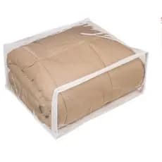 05 Saco Embalagem Organizador para cobreleito com zíper Enxoval Guarda Roupa